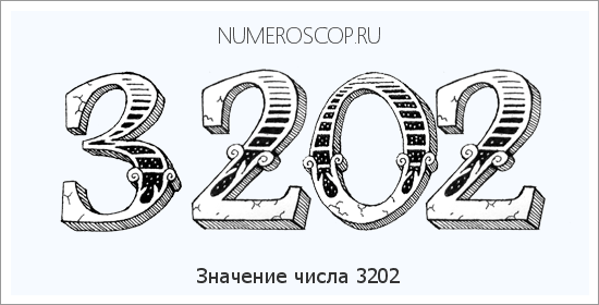 Расшифровка значения числа 3202 по цифрам в нумерологии