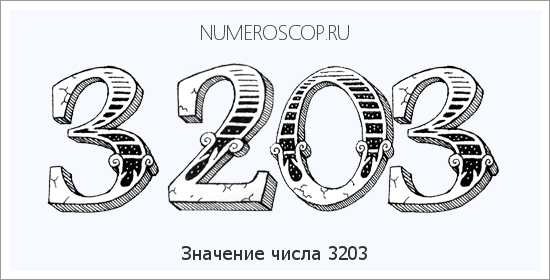 Расшифровка значения числа 3203 по цифрам в нумерологии