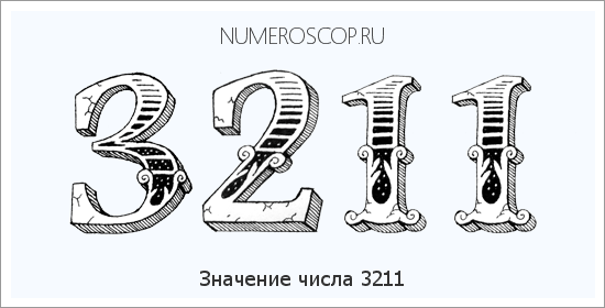Расшифровка значения числа 3211 по цифрам в нумерологии