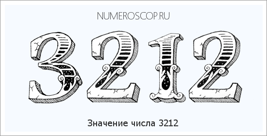 Расшифровка значения числа 3212 по цифрам в нумерологии