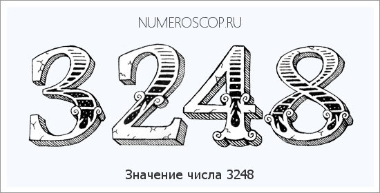 Расшифровка значения числа 3248 по цифрам в нумерологии