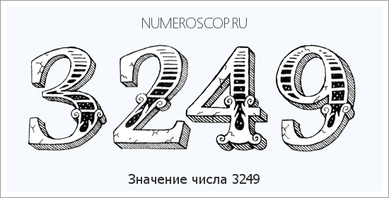 Расшифровка значения числа 3249 по цифрам в нумерологии