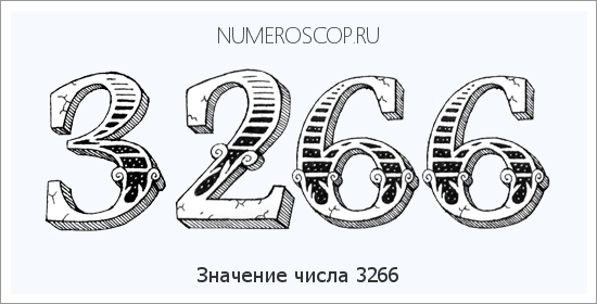 Расшифровка значения числа 3266 по цифрам в нумерологии