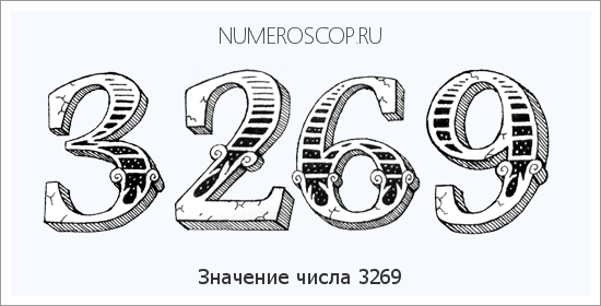 Расшифровка значения числа 3269 по цифрам в нумерологии