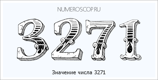 Расшифровка значения числа 3271 по цифрам в нумерологии
