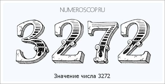 Расшифровка значения числа 3272 по цифрам в нумерологии