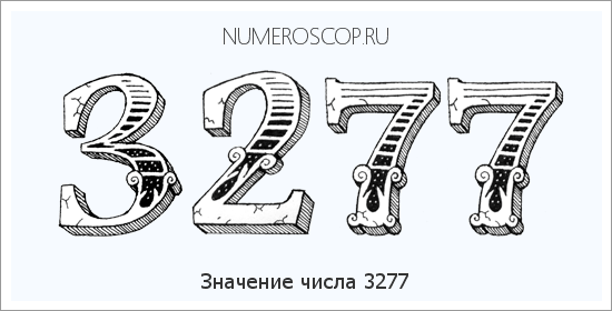 Расшифровка значения числа 3277 по цифрам в нумерологии