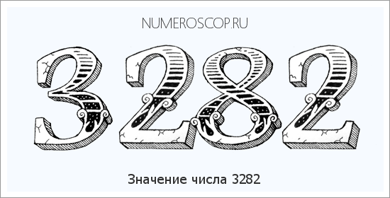 Расшифровка значения числа 3282 по цифрам в нумерологии