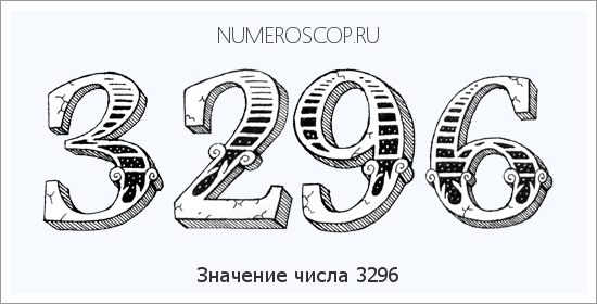 Расшифровка значения числа 3296 по цифрам в нумерологии