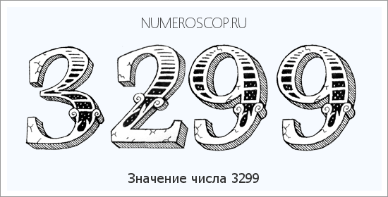Расшифровка значения числа 3299 по цифрам в нумерологии