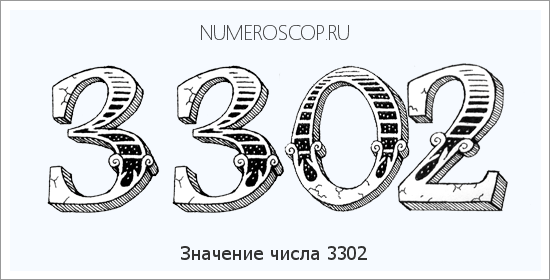 Расшифровка значения числа 3302 по цифрам в нумерологии