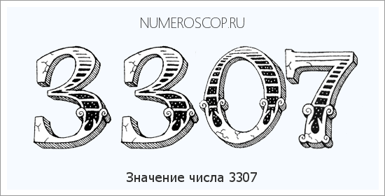 Расшифровка значения числа 3307 по цифрам в нумерологии