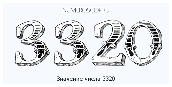 Расшифровка значения числа 3320 по цифрам в нумерологии