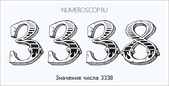 Расшифровка значения числа 3338 по цифрам в нумерологии