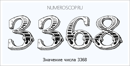 Расшифровка значения числа 3368 по цифрам в нумерологии