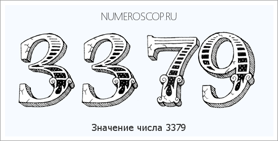 Расшифровка значения числа 3379 по цифрам в нумерологии