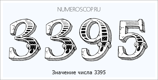 Расшифровка значения числа 3395 по цифрам в нумерологии