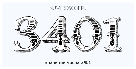 Расшифровка значения числа 3401 по цифрам в нумерологии