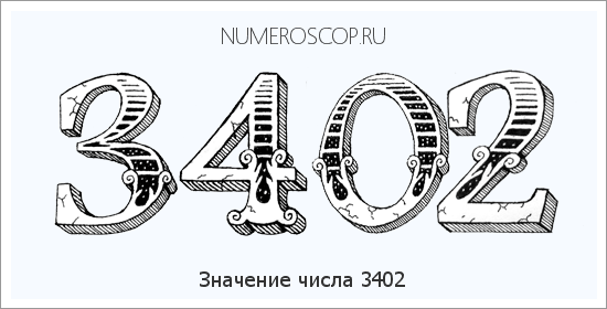 Расшифровка значения числа 3402 по цифрам в нумерологии