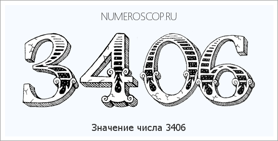 Расшифровка значения числа 3406 по цифрам в нумерологии