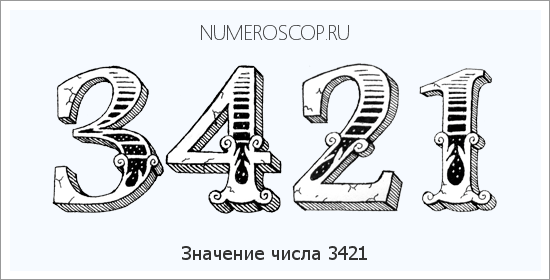 Расшифровка значения числа 3421 по цифрам в нумерологии
