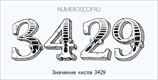 Расшифровка значения числа 3429 по цифрам в нумерологии