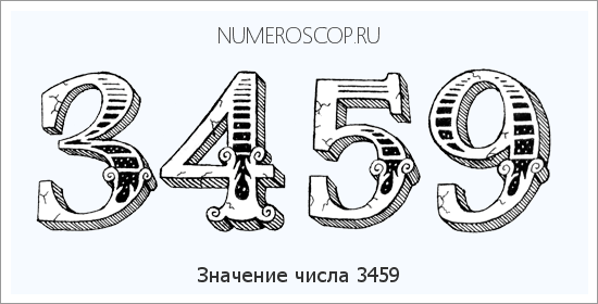 Расшифровка значения числа 3459 по цифрам в нумерологии