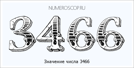 Расшифровка значения числа 3466 по цифрам в нумерологии