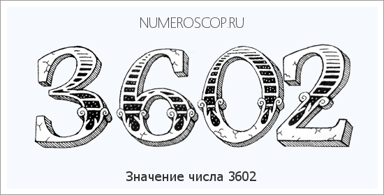Расшифровка значения числа 3602 по цифрам в нумерологии