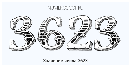 Расшифровка значения числа 3623 по цифрам в нумерологии