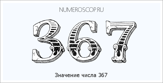 Расшифровка значения числа 367 по цифрам в нумерологии