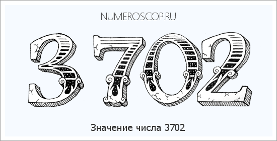 Расшифровка значения числа 3702 по цифрам в нумерологии