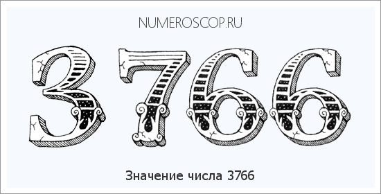 Расшифровка значения числа 3766 по цифрам в нумерологии