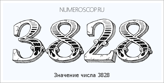 Расшифровка значения числа 3828 по цифрам в нумерологии