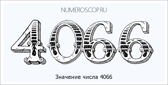Расшифровка значения числа 4066 по цифрам в нумерологии