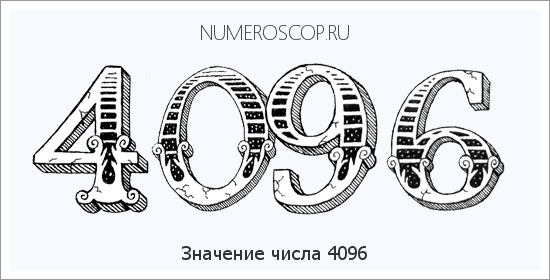 Расшифровка значения числа 4096 по цифрам в нумерологии