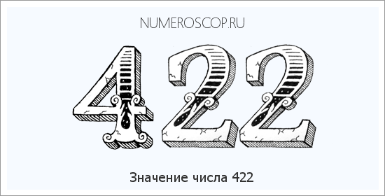 Расшифровка значения числа 422 по цифрам в нумерологии