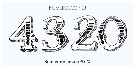 Расшифровка значения числа 4320 по цифрам в нумерологии