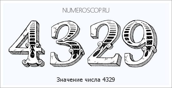 Расшифровка значения числа 4329 по цифрам в нумерологии