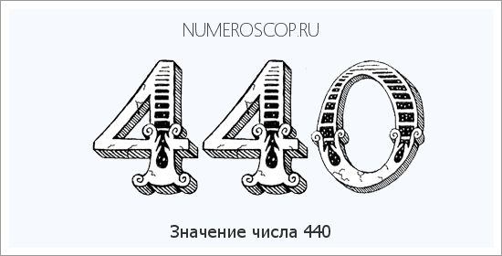 Расшифровка значения числа 440 по цифрам в нумерологии
