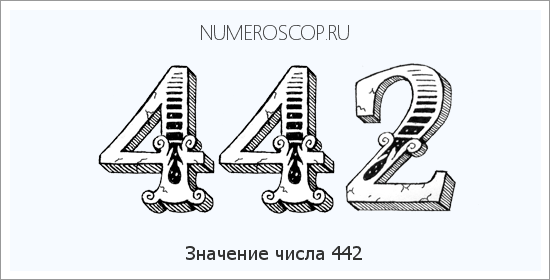 Расшифровка значения числа 442 по цифрам в нумерологии