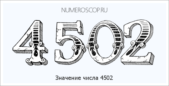 Расшифровка значения числа 4502 по цифрам в нумерологии