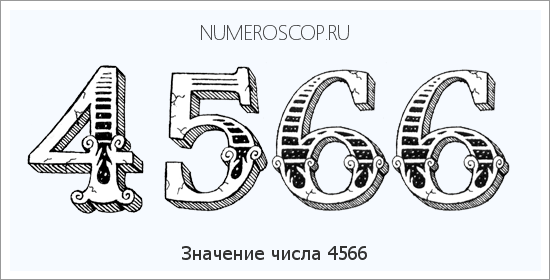 Расшифровка значения числа 4566 по цифрам в нумерологии