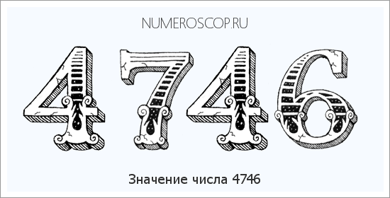 Расшифровка значения числа 4746 по цифрам в нумерологии