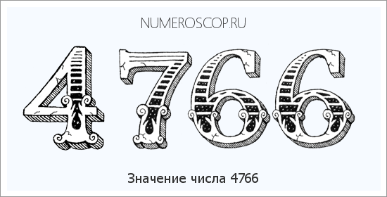 Расшифровка значения числа 4766 по цифрам в нумерологии