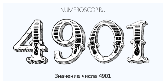 Расшифровка значения числа 4901 по цифрам в нумерологии