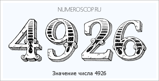 Расшифровка значения числа 4926 по цифрам в нумерологии