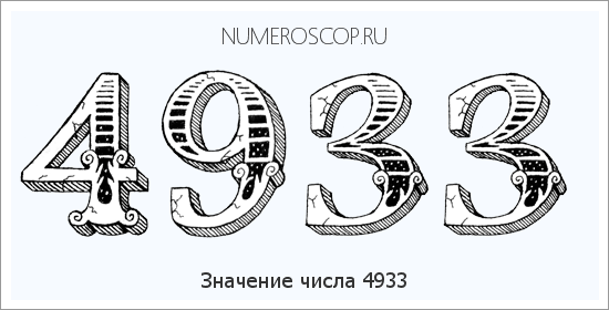 Расшифровка значения числа 4933 по цифрам в нумерологии