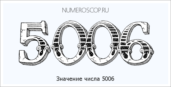 Расшифровка значения числа 5006 по цифрам в нумерологии