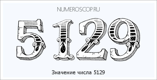 Расшифровка значения числа 5129 по цифрам в нумерологии